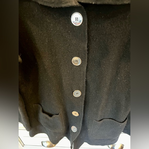 Lauren Hansen studio extra large 100% wool jacket/tunic sweater - Picture 6 of 8